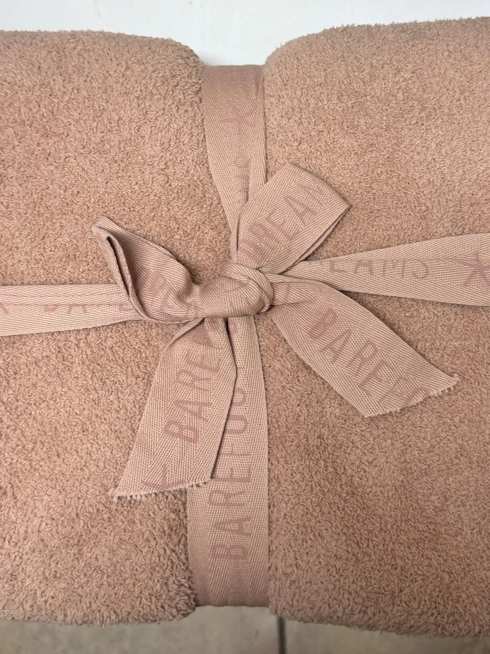 Barefoot Dreams CozyChic Blanket - Blush Stripe